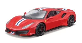 Bburago RACE+PLAY Ferrari 488 Pista červená