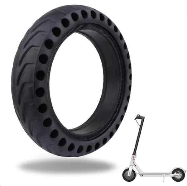 OEM Bezdušová dierovaná pneumatika čierna / pre Xiaomi Scooter (XISC008)