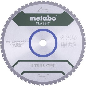 Metabo STEEL CUT CLASSIC 628669000 pílový kotúč 355 x 25.4 x 2.5 mm Počet zubov (na palec): 72 1 ks; 628669000