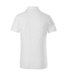 Pique Polo Voľné detské polo tričko biele 158 cm/12 let