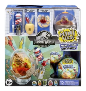 MGA Kreatívny set Miniverse Make It Mini Dinosaurs Jurassic WORLD