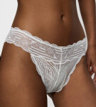 TRIUMPH LIFT SMART - Triumph bezšvové brazílske bikiny s vysokým výstrihom ECRU WHITE L