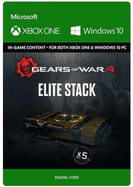 XONE Gears of War 4: Elite Stack / Elektronická licencia / Akčné / Angličtina / od 18 rokov / Herný obsah (7LM-00014)