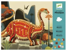 DJECO Mozaikové obrázky Dinosaury