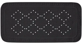 Spirella ALASKA protišmyková podložka do vane čierna / PVC / 71 x 36 cm