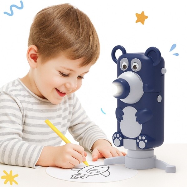 R2 Detský projektor na kreslenie 3v1