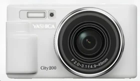 Yashica City 200 biela / Kompaktný fotoaparát / 13 Mpix / 10x zoom / výklopný LCD (YAS-DGC200-WH)