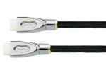 Python HDMI 2.1 kábel 8K UHD-2 1,5 m čierny / Kábel HDMI / nylonový oplet (GC-M0253)