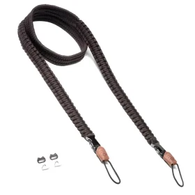 C-ROPE Traveler Dark Coffee / Popruh na fotoaparát / Paracord / 140 cm / nosnosť 40 kg (CRP-TRL-140-DCF)