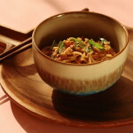 HK living Kameninová miska 70's Noodle Azure 500 ml