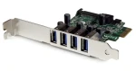 StarTech PCIe karta 4X USB-A 3.0 / Radič USB / USB 3.2 Gen 1 / NEC uPD720201 (PEXUSB3S4V)