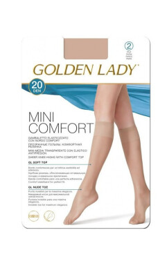 Dámske podkolienky | Golden Lady | Mini Confort 20 deň A`2 meloun/odd.béžová 1/2-S/M