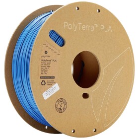 Polymaker 70828 PolyTerra PLA vlákno pre 3D tlačiarne PLA plast Nižší obsah plastov 1.75 mm 1000 g zafírovomodrá 1 ks; 70828