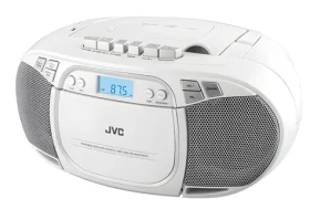 JVC RC-E451W biela / Prenosný prehrávač / CD / Kazeta / FM / Bluetooth / USB / 3,2 W (RC-E451W)