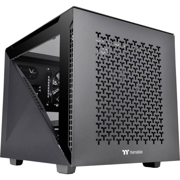 Thermaltake Divider 200 TG Air čierna / mini ITX / 1x USB-C 3.2 / 2x USB-A 3.0 / bez zdroja / priehľadná bočnica (CA-1V1-00S1WN-01)