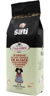 Les Cafés Sati Hansi Rond et Riche / Zrnková káva / 1000 g (100002141520)