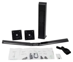 Ergotron WorkFit Dual Monitor Kit čierna / Sada pre 2 monitory / Výškové nastavenie 127 mm / Nosnosť 12,7 kg (97-934-085)