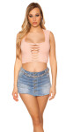 Sexy KouCla-Crop Top with WOW decollete Einheitsgroesse