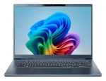 Acer Aspire 14 AI modrá / Notebook / 14" WUXGA / Snapdragon X X1-26-100 / 16GB / 512GB SSD / Adreno / W11H (NX.JP3EC.006)