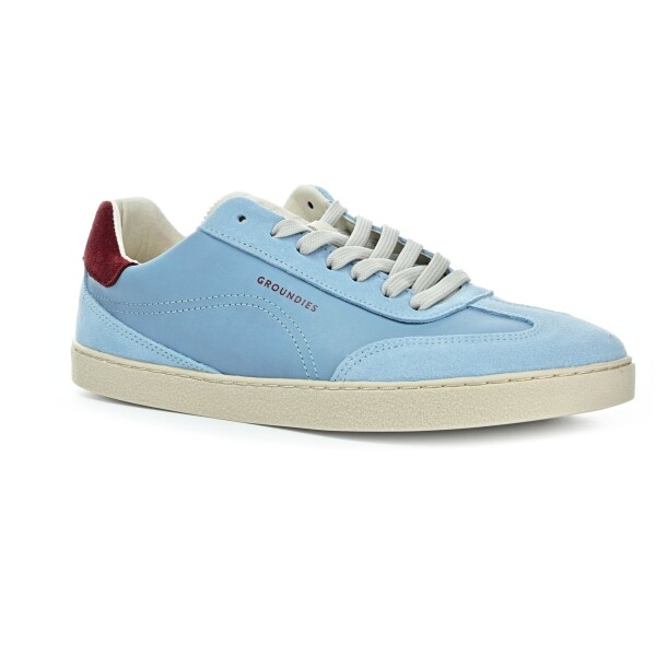 Groundies Panama Sky blue/Bordeaux dámske celoročné nízke barefoot topánky 38 EUR