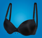Dámska SUPER Push-up podprsenka 01-63 čierna - HANNA STYLE 70A černá