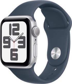 Apple Watch SE GPS + Cellular 40mm Silver Alu Sport S/M Modrý (MXGF3ET/A)