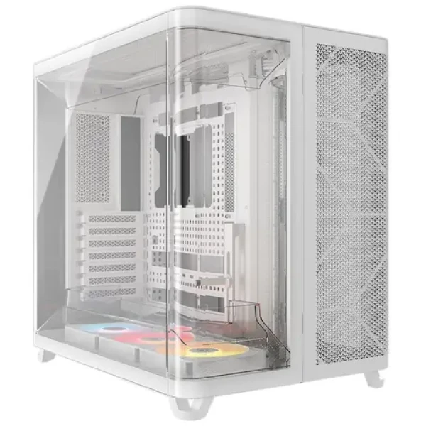 Corsair AIR 5400 RS R ARGB biela / E-ATX / 3x USB-C / 3x 120mm / bez zdroja / priehľadná bočnica (CC-9011319-WW)