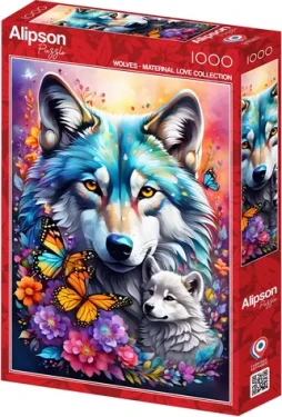 ALIPSON Puzzle Materská láska: Vlci