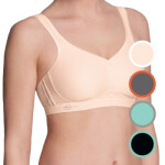 Dámska športová podprsenka Performance 5566 - Anita 90D černo-šedá