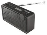 Maxxo PB01 / Prenosné DAB+/FM rádio / dobíjacie batérie / teleskopická anténa / LCD displej / 3,5 mm jack (100000729210)