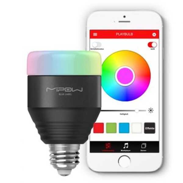 MiPow Playbulb SMART múdra LED BT žiarovka - čierna / dopredaj (MP-BTL201-BK)