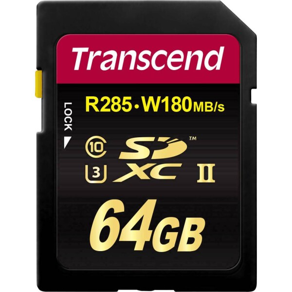 Transcend Premium 700S SDXC karta 64 GB Class 10, UHS-II, UHS-Class 3, v90 Video Speed Class; TS64GSDC700S