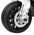 Mamido Detská elektrická motorka BMW S1000RR trojkolka modrá