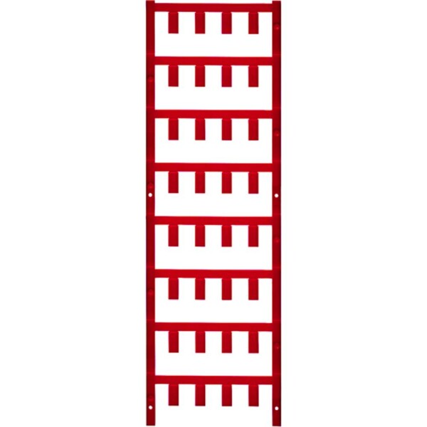 Weidmüller 1919570000 SF 4/12 NEUTRAL RT V2 značenie káblov Druh montáže: prichytenie sponami Potlačiteľná plocha: 5.70 x 12 mm červená Počet markerov: 128 128; 1919570000