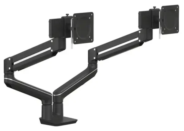 Fellowes TALLO 2 ramená vedľa seba čierna / Držiak monitora / do 40" / nosnosť ramena 9 kg / plynová vzpera (FELFERGARMTAL2N)