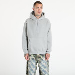 Mikina Nike Solo Swoosh Men's Pullover Hoodie Dk Grey Heather/ Lt Smoke Grey/ White XS
