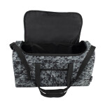 Fitness taška Semiline A3032-5 Black/Grey Camo 33 cm x 60 cm x 30 cm