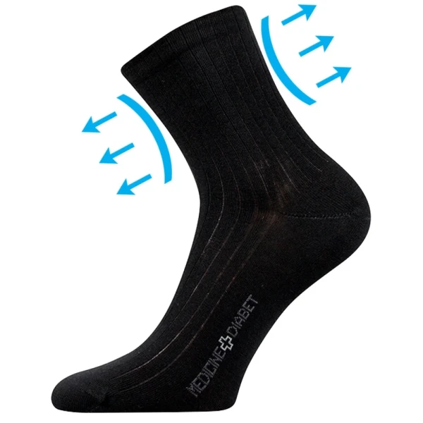 Ponožky LONKA Demedik black 3 páry 39-42 110455