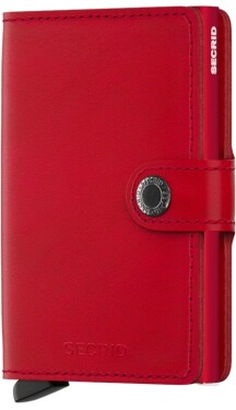 Kožená mini peňaženka Secrid Miniwallet Original Red-Red