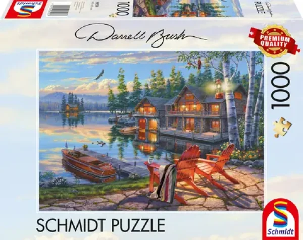 Schmidt Puzzle Brehy jazera Loon Lake, New York