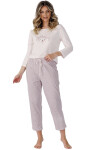 Leveza Danna pyžamo 1505 7/8 S-2XL písek L