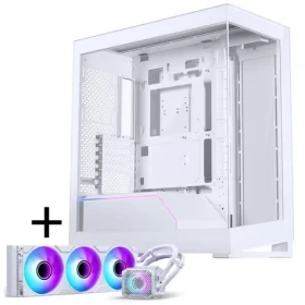 PHANTEKS NV5 MK2 + Glacier One 360M25 Gen2 biela / Sada skriňa ATX + AIO vodný chladič / Tempered Glass / 360mm / DRGB (GABU-517)