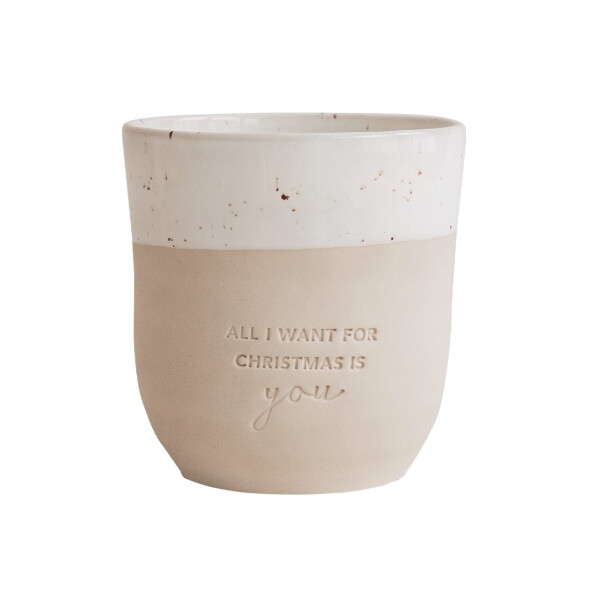 Eulenschnitt Kameninový hrnček All I Want for Christmas 320 ml