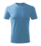 Ťažké unisex tričko azúrovo modré S