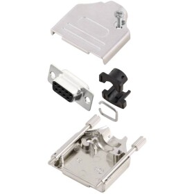 MH Connectors MHDTZK9-DM9S-K sada D-SUB zásuvková lišta 180 ° Pólov: 9 spájkovaný 1 ks; MHDTZK9-DM9S-K