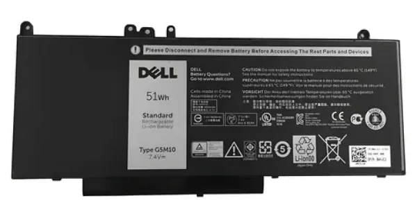 DELL Batéria pre notebook 51 Wh čierna / Batéria / Li- ION / 4-článková / 6820 mAh (WYJC2)