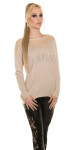 Trendy Koucla pulli NEWYORK with rhinestones Einheitsgroesse