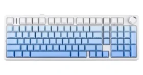 AULA F99 Pre modrá / Mechanická herná klávesnica / RGB / drôtová aj bezdrôtová / USB-C (AUF99P-GB-NV3-E)