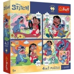 Trefl Puzzle Premium Lilo Stitch 4v1