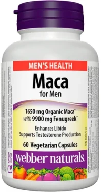 Webber Naturals Maca for Men 60 cps (10720)